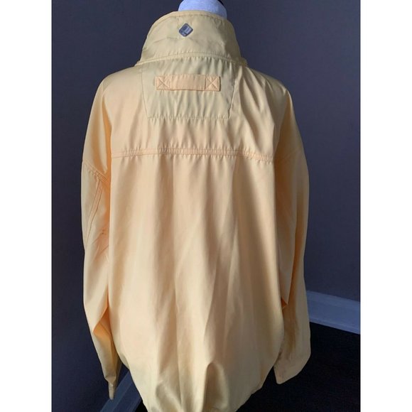 Nexus Apparel windbreaker Jacket Micro Polyester Bonded Fabric Men XL yellow - Picture 3 of 10